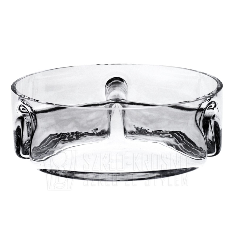 Salaterka trójdzielna na przekąski, słodycze KROSNO Sweet&amp;Savoury 24 cm