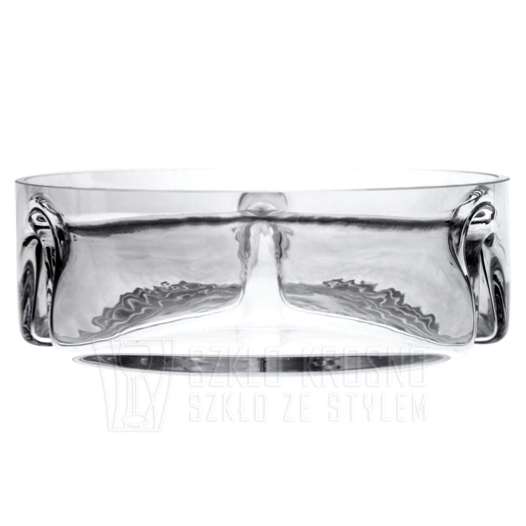 Salaterka trójdzielna na przekąski, słodycze KROSNO Sweet&amp;Savoury 24 cm