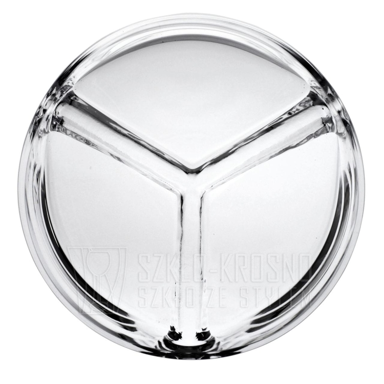 Salaterka trójdzielna na przekąski, słodycze KROSNO Sweet&amp;Savoury 24 cm