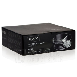 Salaterka trójdzielna na przekąski, słodycze KROSNO Sweet&amp;Savoury 24 cm