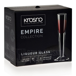 Kieliszki do likieru wódki nalewek KROSNO Empire 30 ml