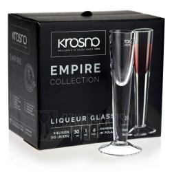 Kieliszki do likieru wódki nalewek KROSNO Empire 30 ml