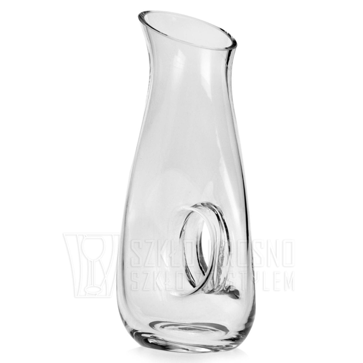 Karafka, dzbanek z otworem do serwowania wina, wody, napojów 1,2L - 2 gatunek (SZ)