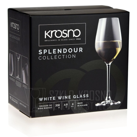 Przejdź do produktu Kieliszki do wina białego KROSNO Splendour 200/340ml