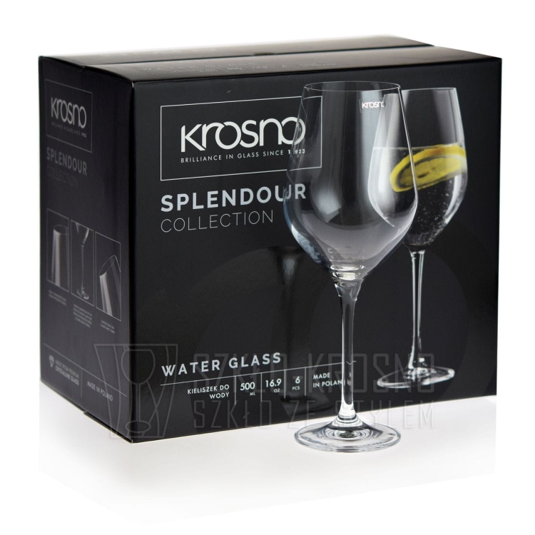 Kieliszki do wody KROSNO Splendour 500ml