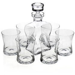 Komplet do whisky karafka + 6 szklanek KROSNO Signature