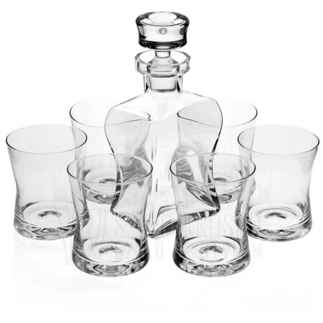 Przejdź do produktu Komplet do whisky karafka + 6 szklanek KROSNO Signature