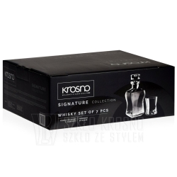 Komplet do whisky karafka + 6 szklanek KROSNO Signature