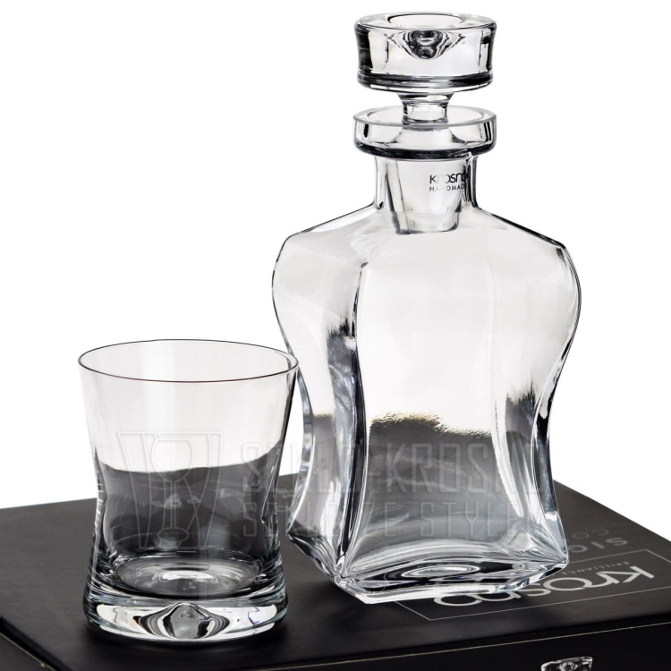 Komplet do whisky karafka + 6 szklanek KROSNO Signature