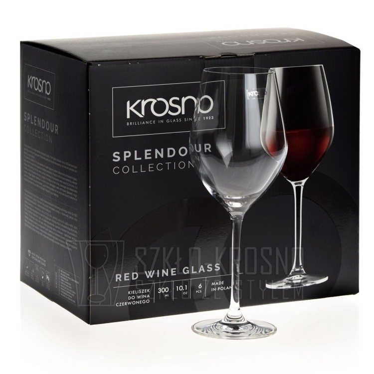 Kieliszki do wina czerwonego KROSNO Splendour 300ml
