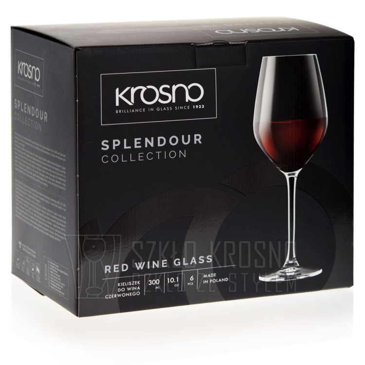 Kieliszki do wina czerwonego KROSNO Splendour 300ml