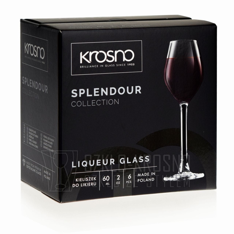 Kieliszki do likieru wódki KROSNO Splendour 60/70 ml