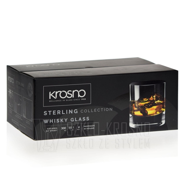 Szklanki do whisky, soku, drinków KROSNO Sterling 300ml