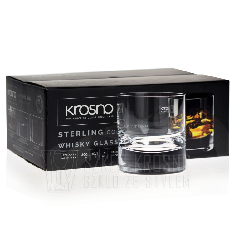 Szklanki do whisky, soku, drinków KROSNO Sterling 300ml