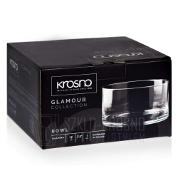 Szklana salaterka KROSNO Glamour 19 cm