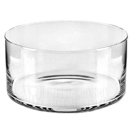 Przejdź do produktu Szklana salaterka KROSNO Glamour 24 cm na sałatki, owoce 