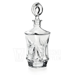 Ekskluzywna KRYSZTAŁOWA karafka do whisky Bohemia JIHLAVA 800 ml