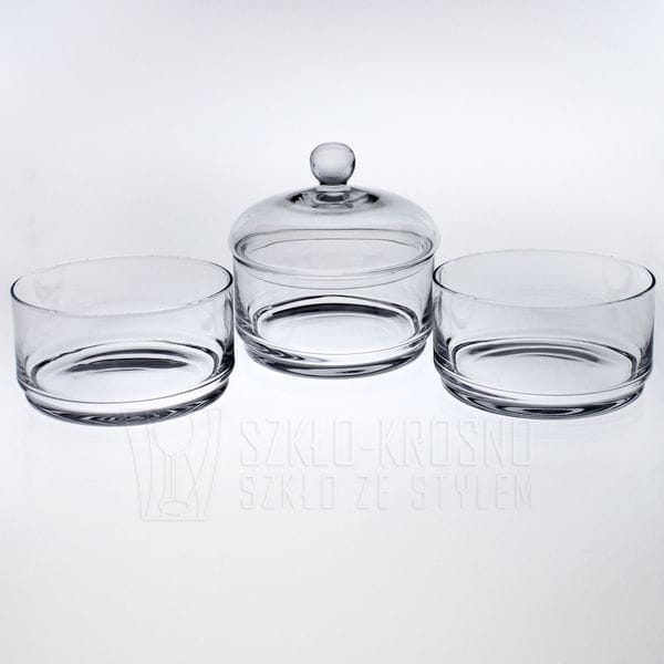 Komplet pojemników kuchennych z przykrywką KROSNO Glamour