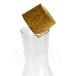 Karafka z korkiem do wina wody soku Bohemia TOWER 1L