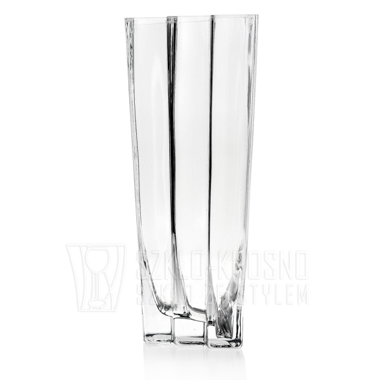 Piękny szklany Wazon dekoracyjny na kwiaty 30cm