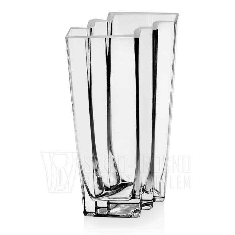 Piękny szklany Wazon dekoracyjny na kwiaty 30cm