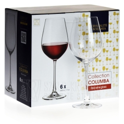 Kieliszki do wina czerwonego BOHEMIA Columba 500ml