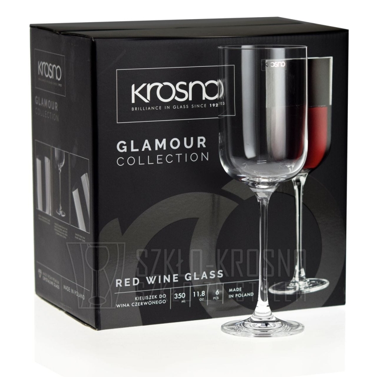 Kieliszki do wina czerwonego KROSNO Glamour 350 ml