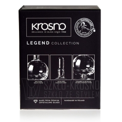 Karafka do likieru wódki nalewek KROSNO Legend 600 ml