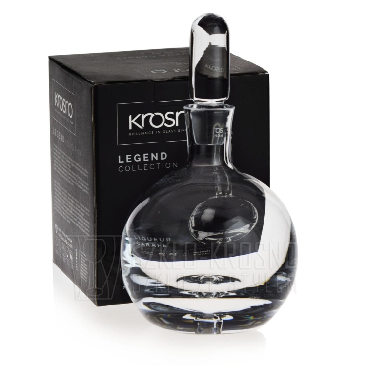 Karafka do likieru wódki nalewek KROSNO Legend 600 ml