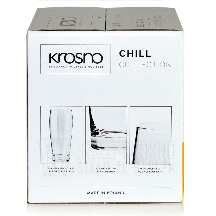Szklanki do piwa KROSNO Chill 500 ml *