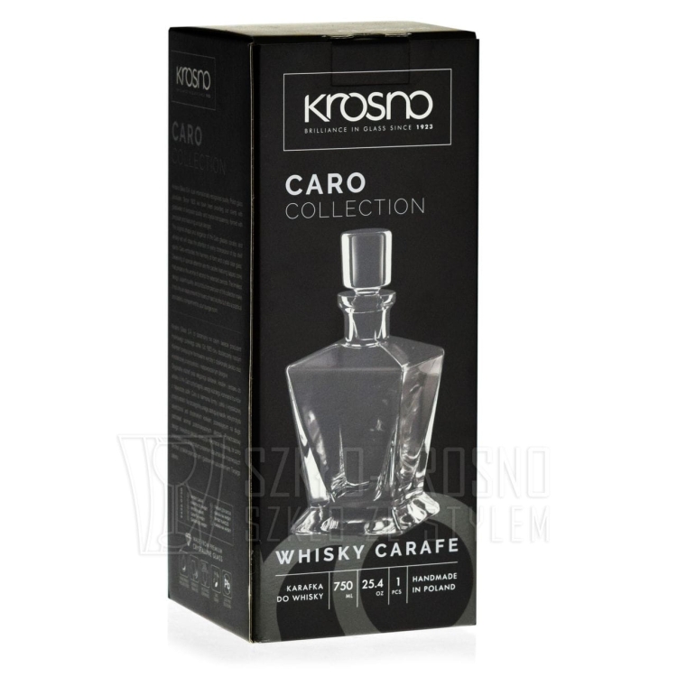 Karafka do whisky KROSNO Handmade Caro (3) 750ml