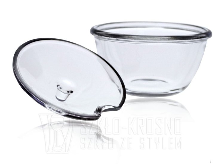 Szklana cukiernica z pokrywką 12cm (481.1299)