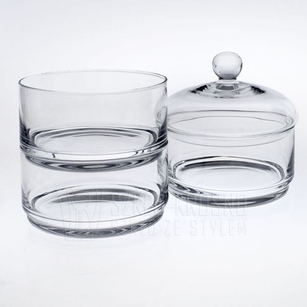 Komplet pojemników kuchennych z przykrywką KROSNO Glamour