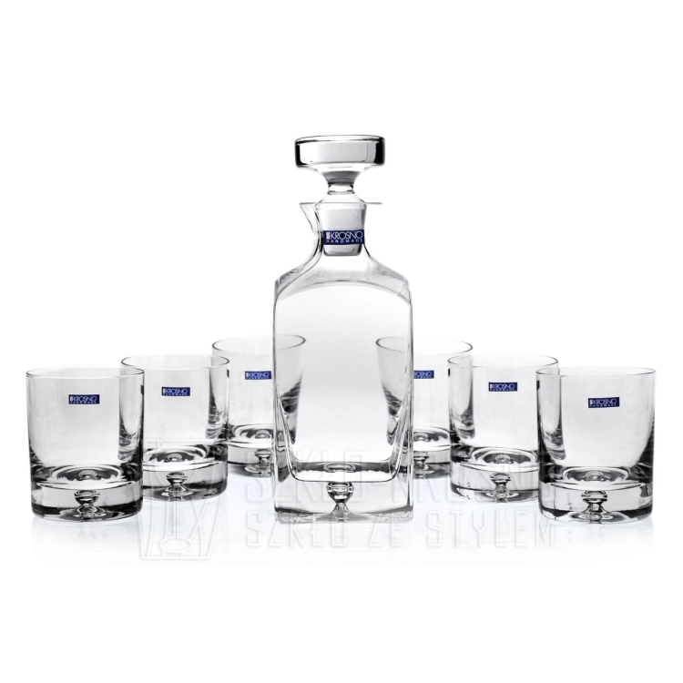 Ekskluzywny zestaw do whisky 6+1 KROSNO Handmade LEGEND