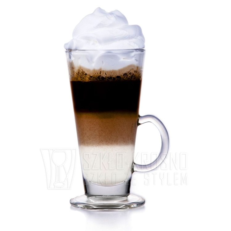 Komplet szklanek do kawy, latte 250 ml