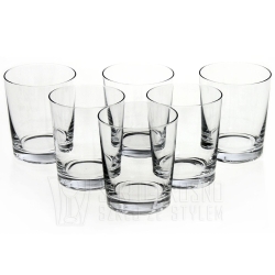 Rozchylane szklanki do whisky, soku KROSNO Pure 250/300ml