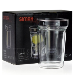 Szklanki termiczne SIMAX Dual 0,2L do serwowania zimnych i gorących napojów