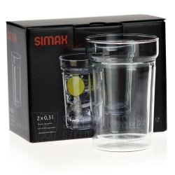 Szklanki termiczne SIMAX Dual 0,3L do serwowania zimnych i gorących napojów