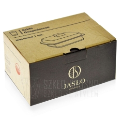 Szklana maselnica z pokrywką maselniczka 481.664