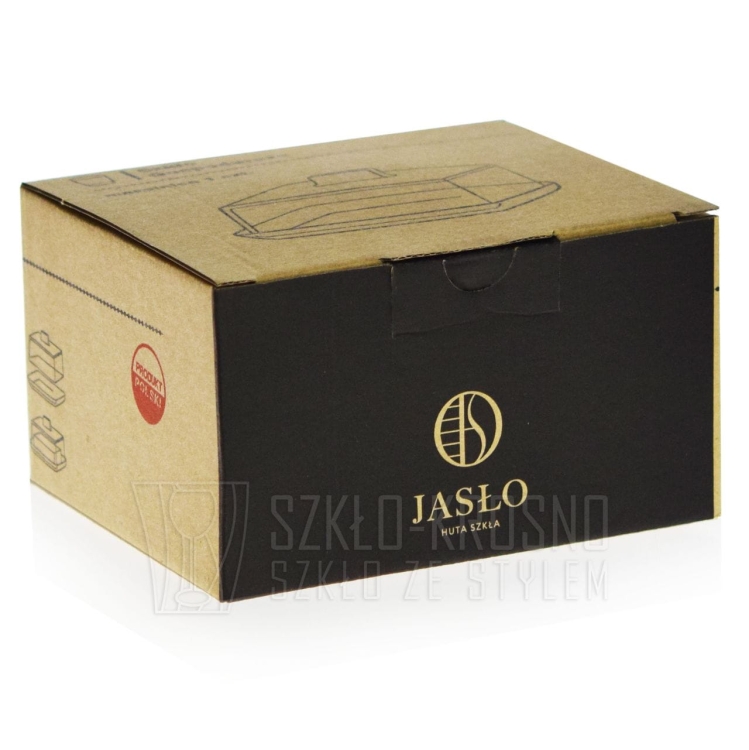 Szklana maselnica z pokrywką maselniczka 481.949