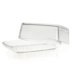 Szklana maselnica z pokrywką maselniczka 481.1550