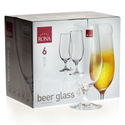 RONA Kieliszki pokale do piwa Pilsner 460ml 6szt