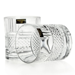 Kryształowy zestaw do whisky Bohemia Elegante 6+1