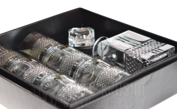 Kryształowy zestaw do whisky Bohemia Elegante 6+1