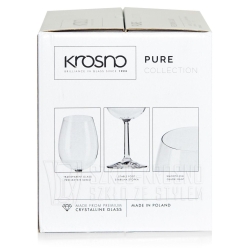 Kieliszki do wody wina KROSNO Pure 350 / 390 ml | Basic
