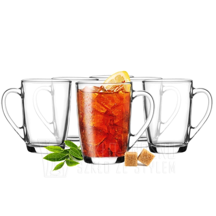 Komplet szklanki do kawy latte herbaty Ala 300ml