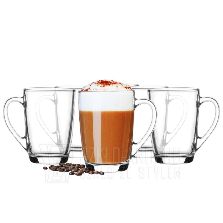 Komplet szklanki do kawy latte herbaty Ala 300ml