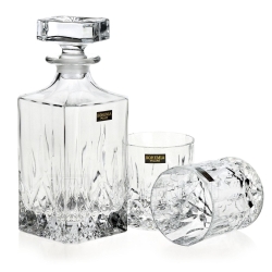  Ekskluzywny zestaw do whisky Bohemia Crystalite CLASSICO 6+1