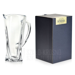 Kryształowy dzbanek do soku Bohemia Quadro 1,1 L