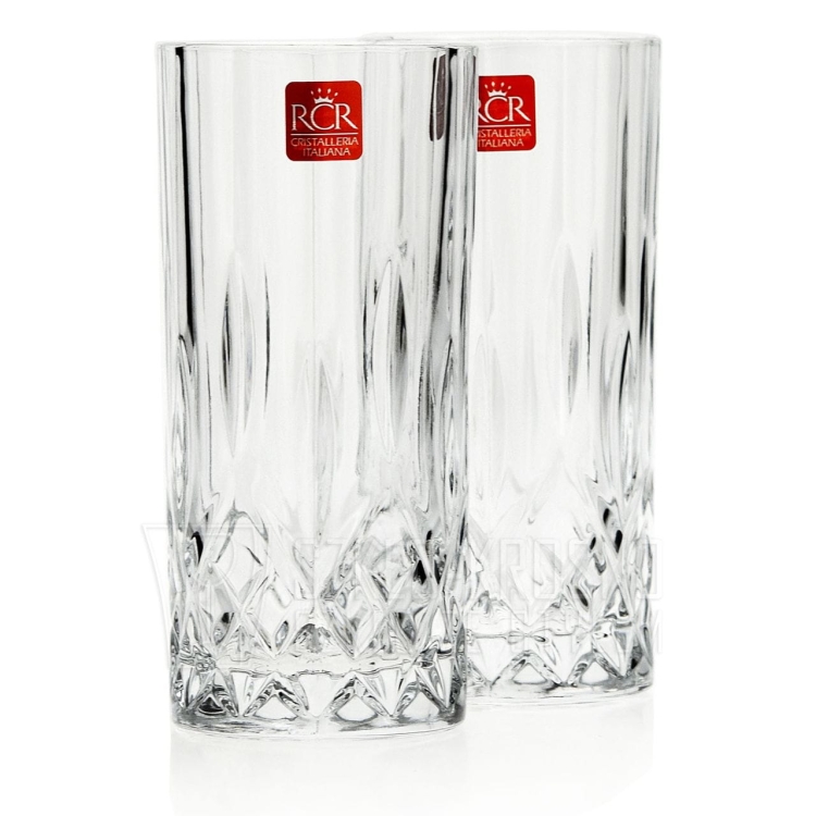 Ekskluzywne szklanki long drink RCR Opera 350ml